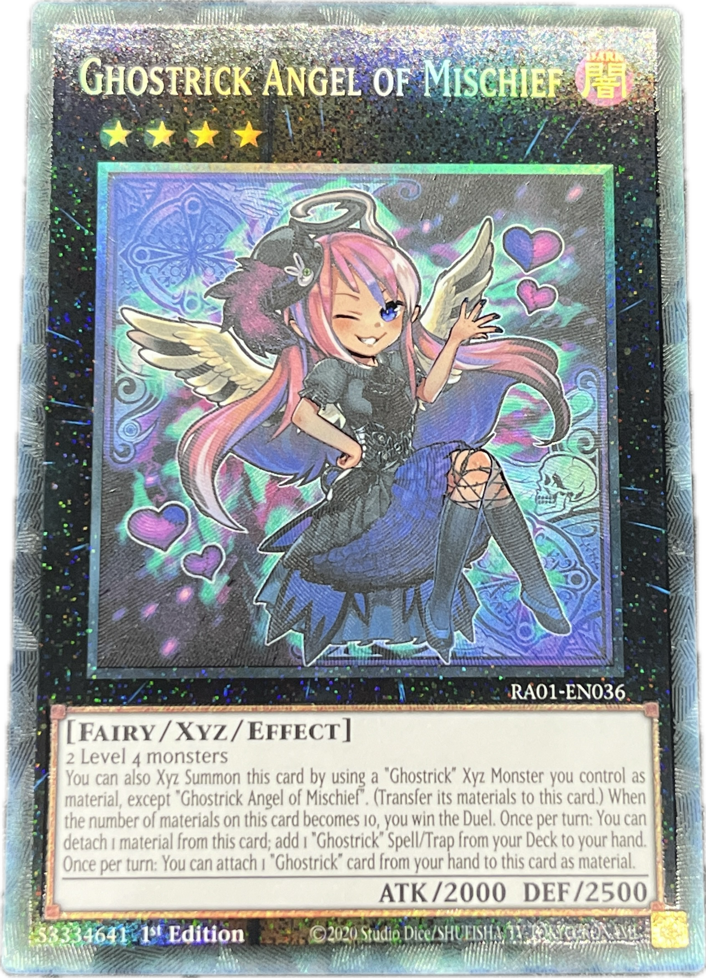 遊戯王　ゴーストリックの駄天使/コレクターズレア/英語/1st/EU版