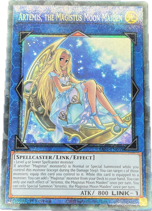 遊戯王　聖魔の乙女アルテミス/コレクターズレア/英語/1st/EU版