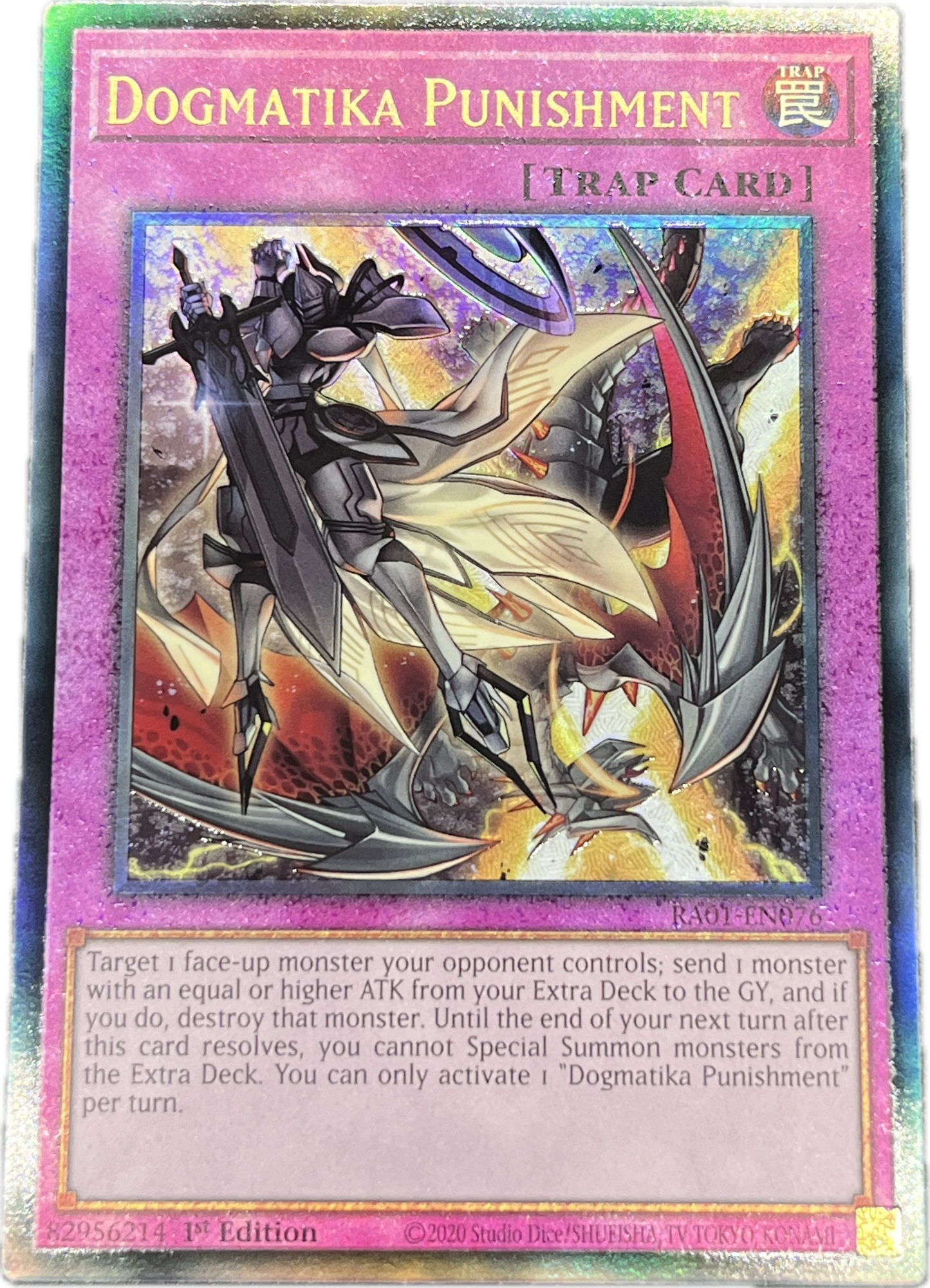 遊戯王　ドラグマ・パニッシュメント/レリーフ/英語/1st/EU版