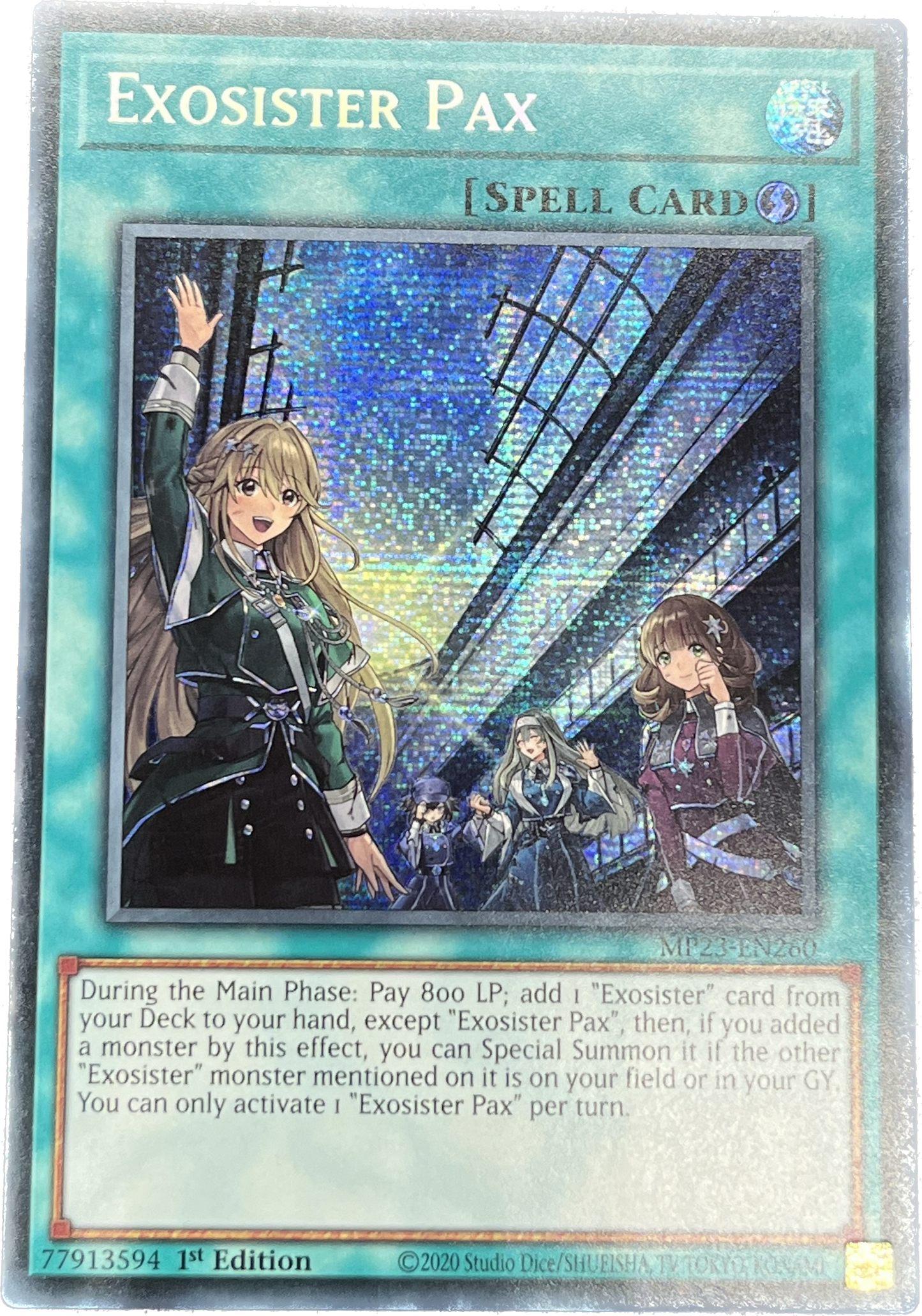 遊戯王　エクソシスター・パークス/シークレット/英語/1st