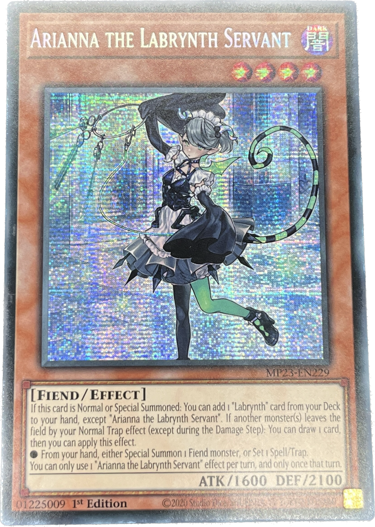 遊戯王　白銀の城の召使い アリアンナ/シークレット/英語/1st