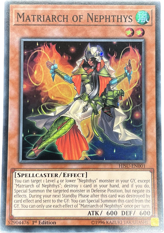 遊戯王　ネフティスの悟り手/スーパー/英語/1st