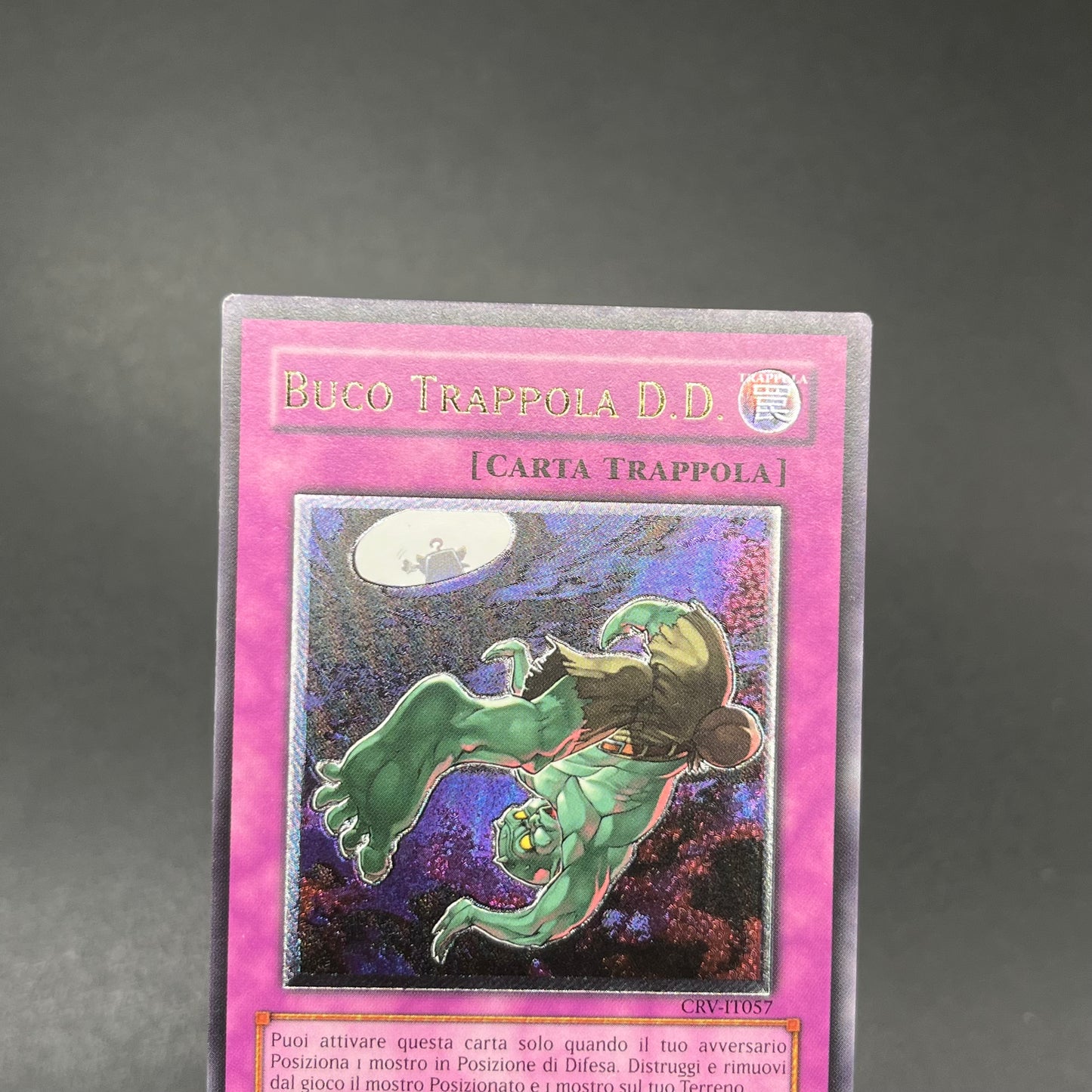 遊戯王　異次元の落とし穴/レリーフ/イタリア/EU版