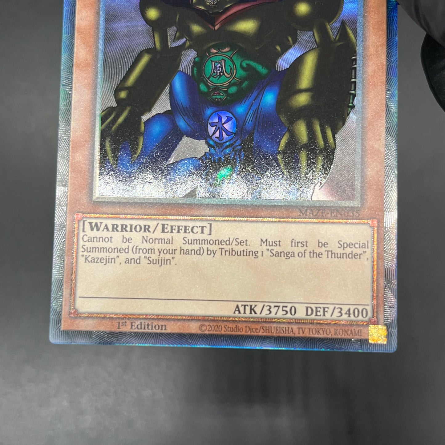 遊戯王　ゲート・ガーディアン/コレクターズレア/英語/1st/EU版