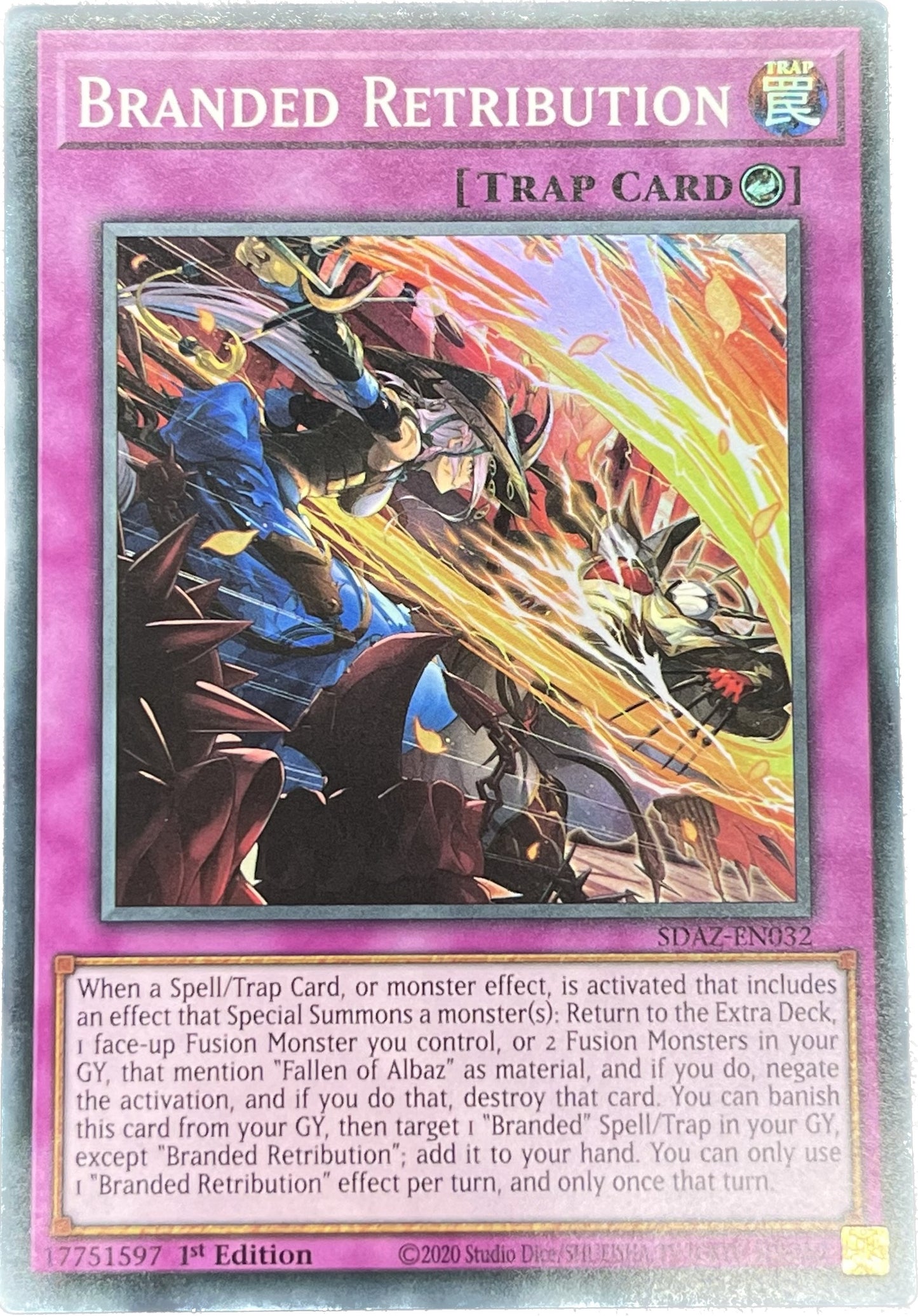 遊戯王 烙印断罪/スーパー/英語/1st