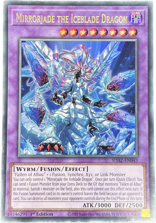 遊戯王　氷剣竜ミラジェイド/ウルトラ/英語/1st