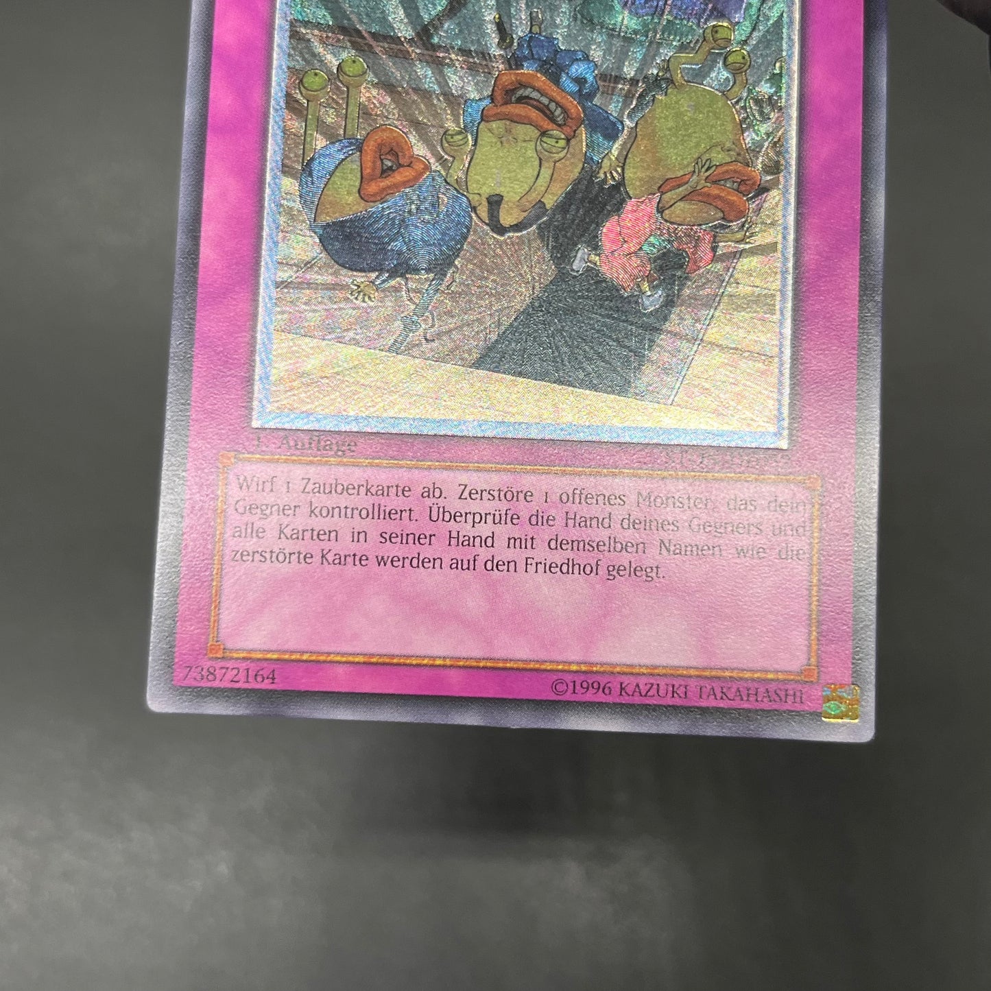 遊戯王　お家おとりつぶし/レリーフ/ドイツ語/1st/EU版