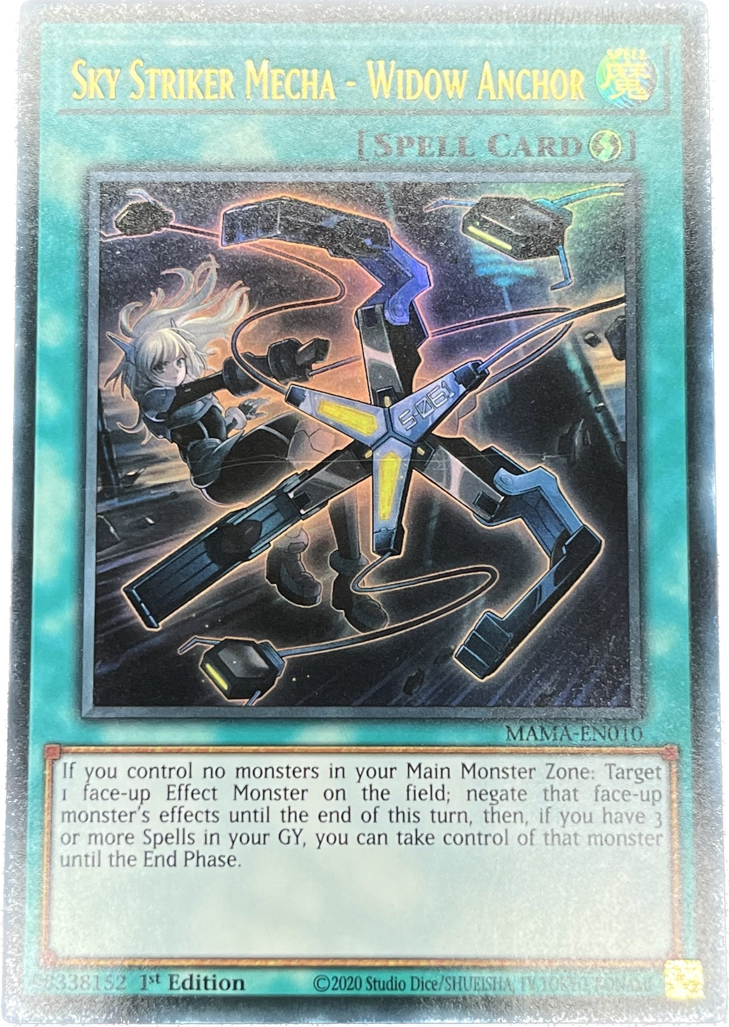 遊戯王　閃刀機－ウィドウアンカー/ウルトラ/英語/1st