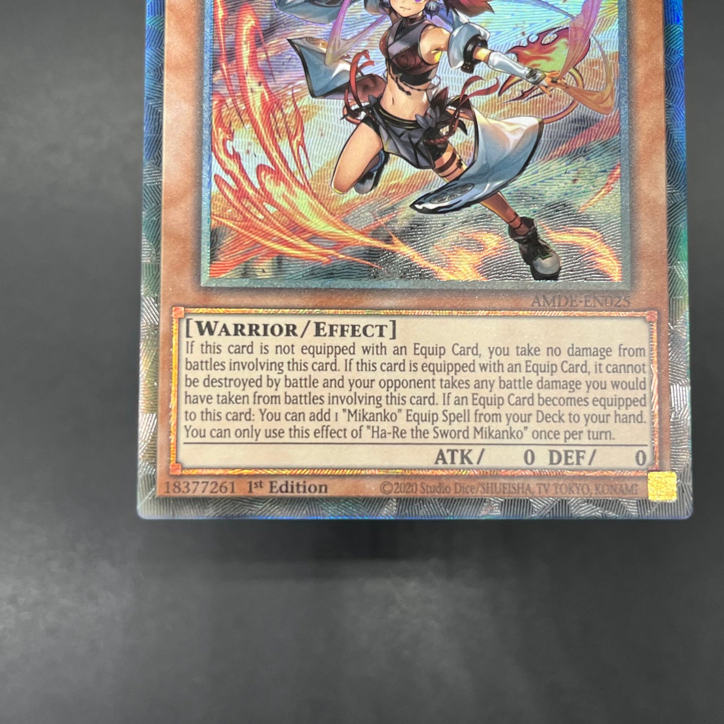 遊戯王　剣の御巫ハレ/コレクターズ/英語/1st/EU版