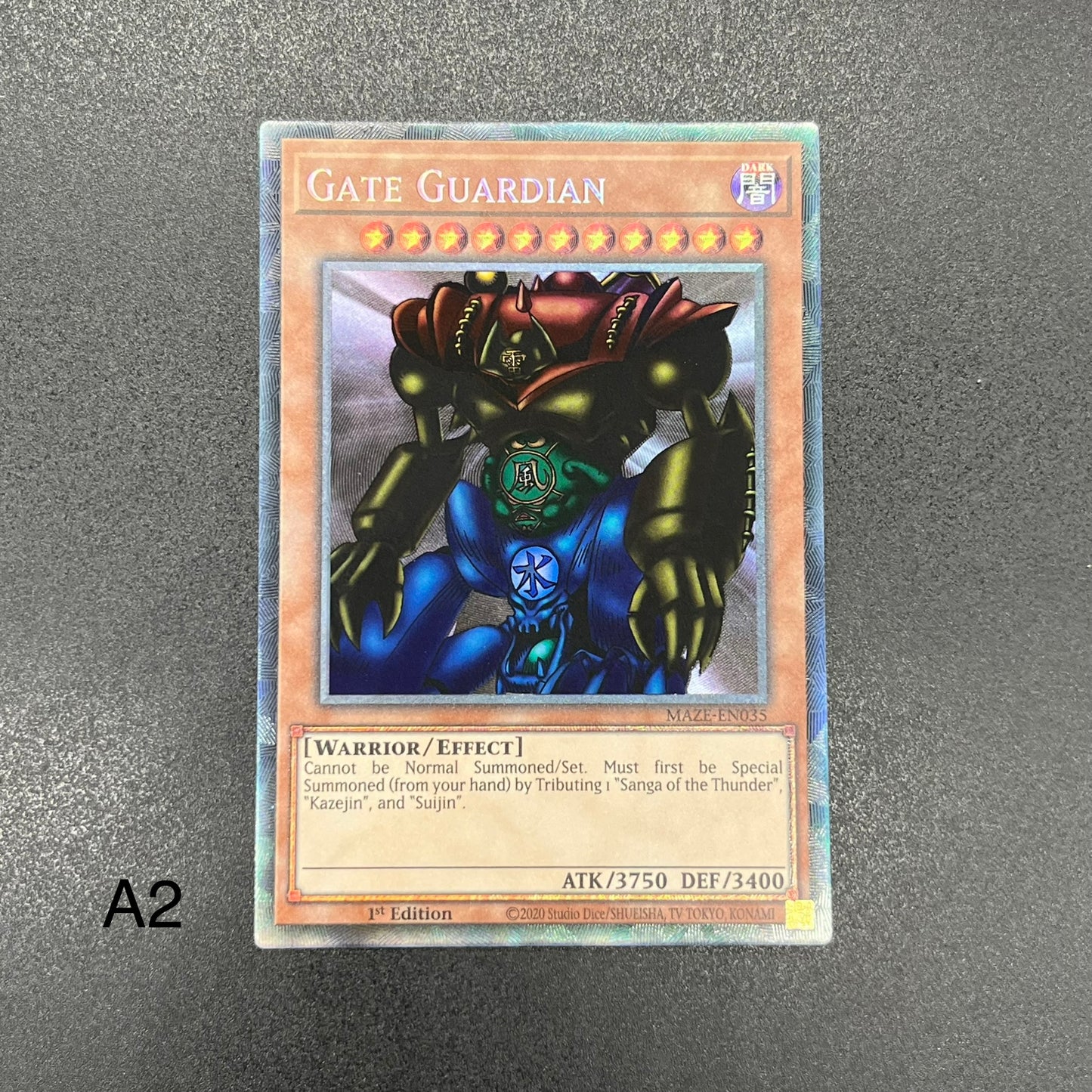 遊戯王　ゲート・ガーディアン/コレクターズレア/英語/1st/EU版