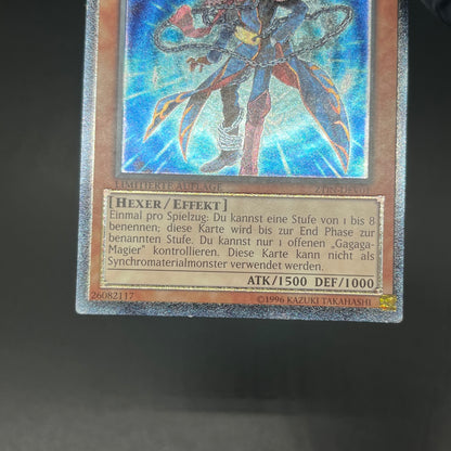 遊戯王　ガガガマジシャン/レリーフ/ドイツ/EU版