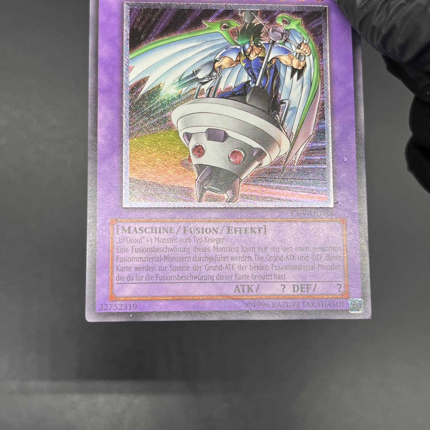 遊戯王　ユーフォロイド・ファイター/レリーフ/ドイツ語/EU版