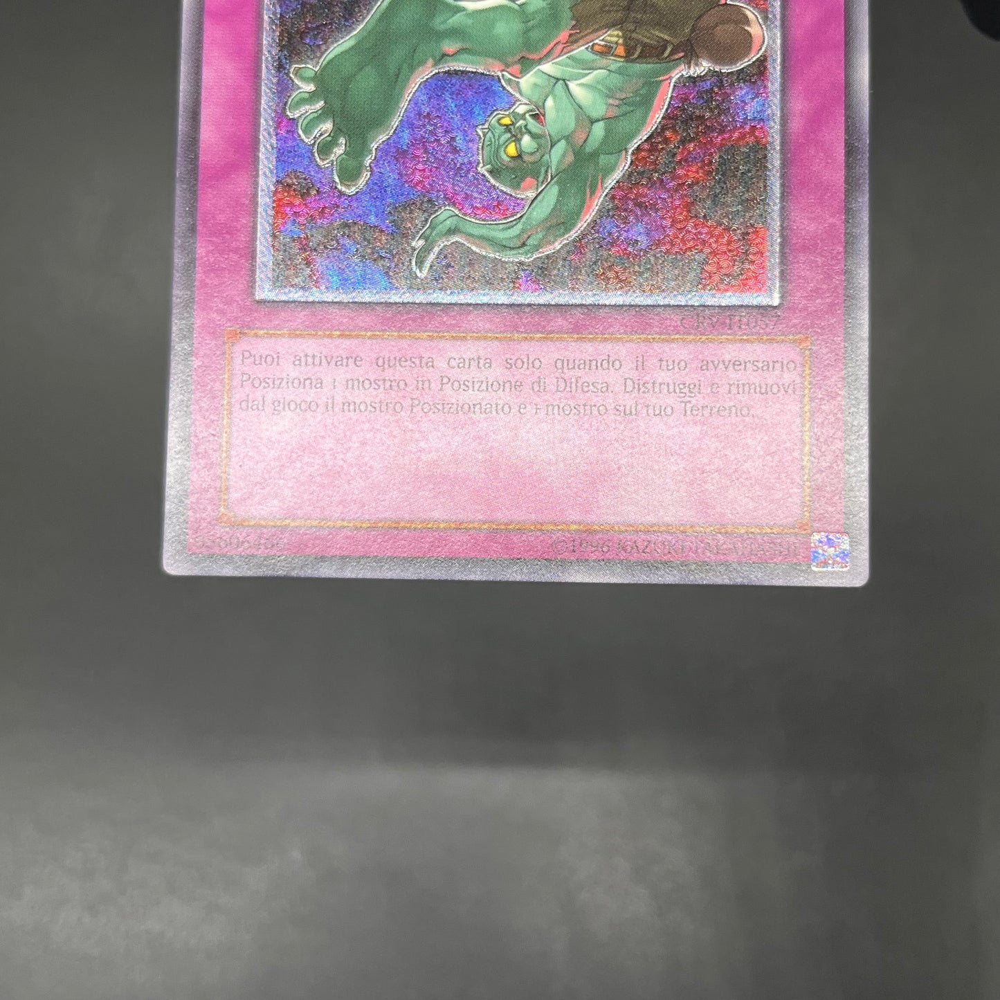 遊戯王　異次元の落とし穴/レリーフ/イタリア/EU版