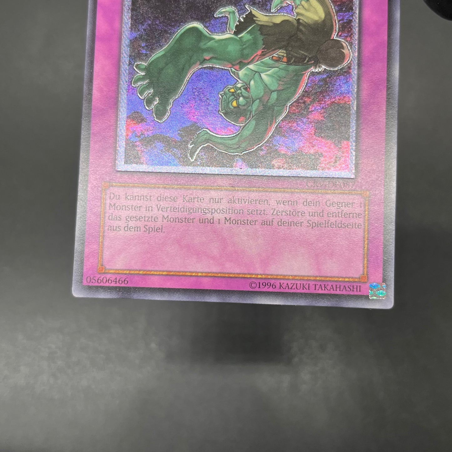 遊戯王　異次元の落とし穴/レリーフ/ドイツ語/EU版