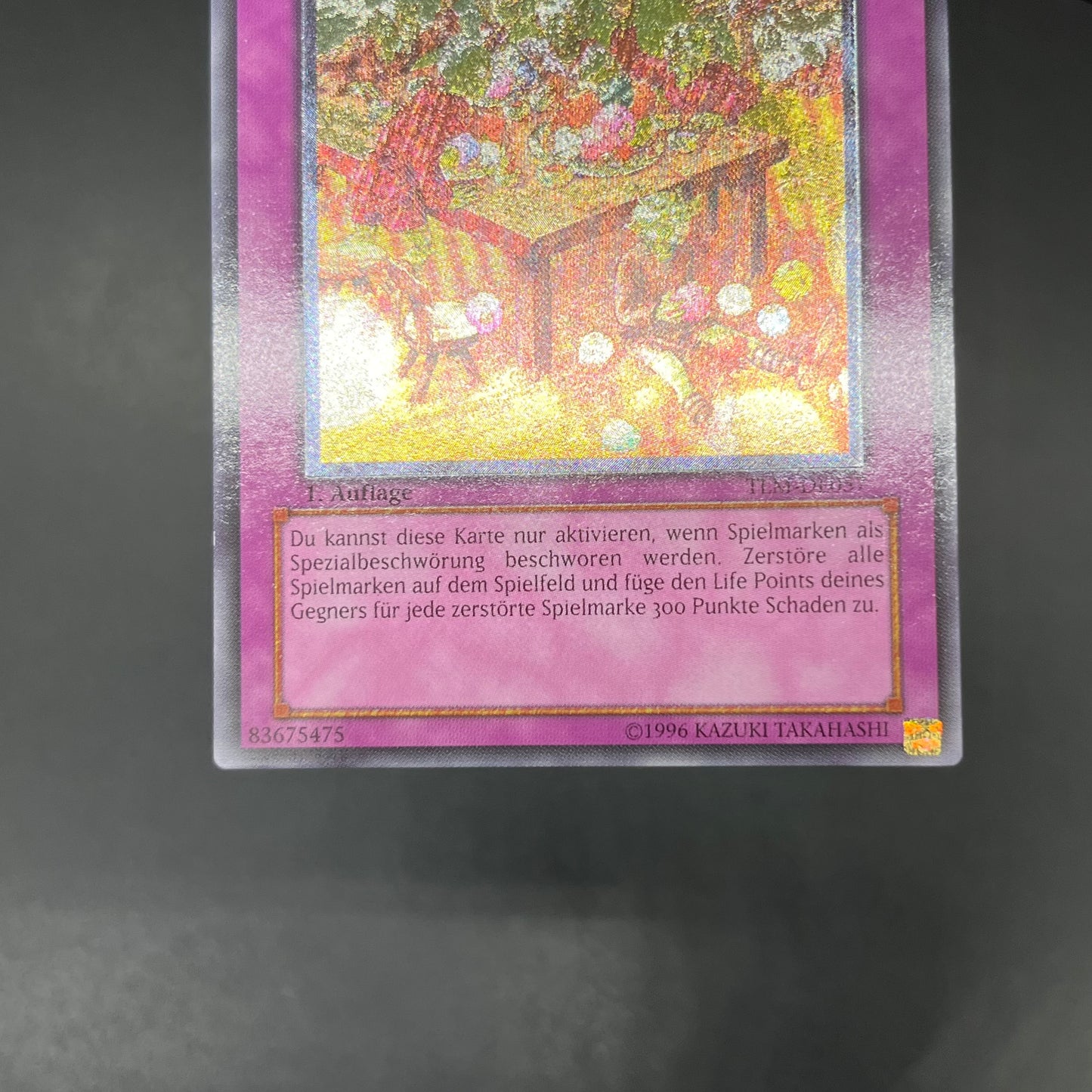 遊戯王　トークン謝肉祭/レリーフ/ドイツ語/1st/EU版