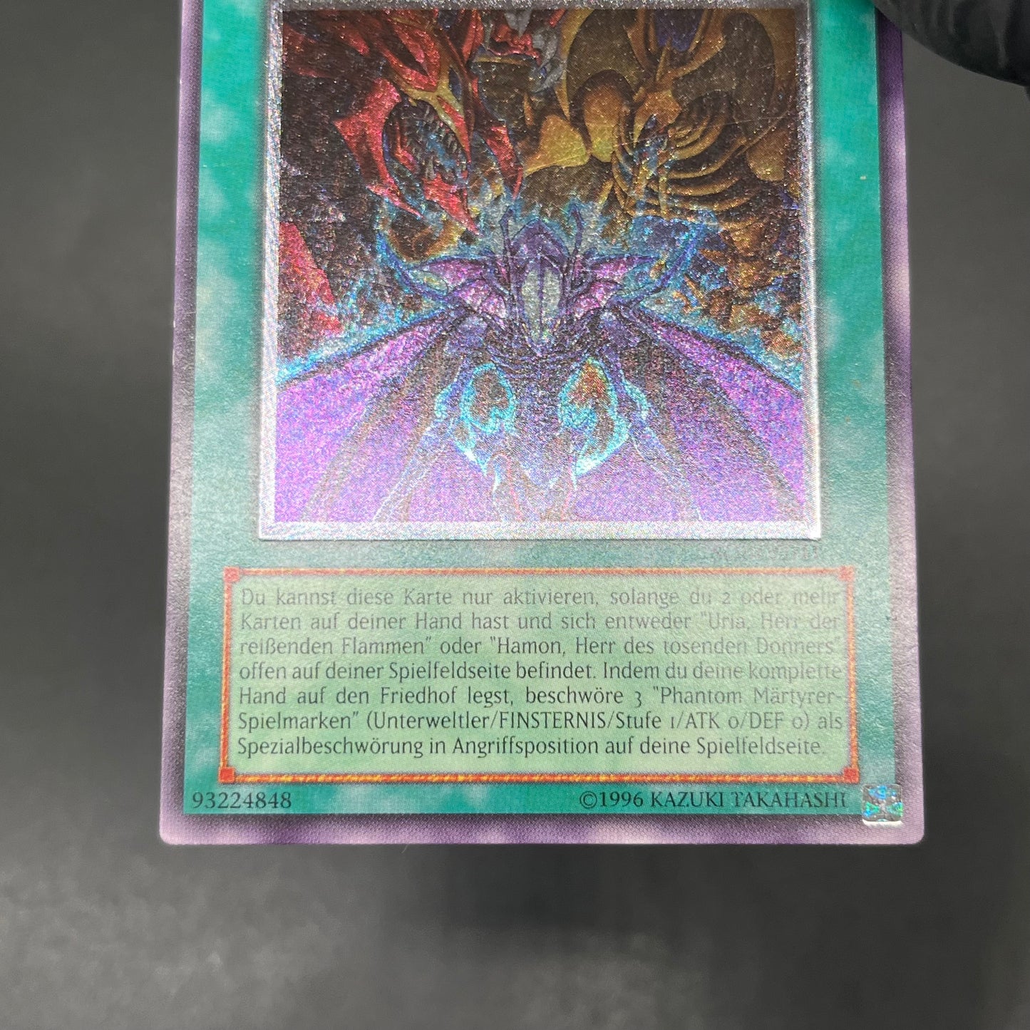 遊戯王　幻魔の殉教者/レリーフ/ドイツ語/EU版