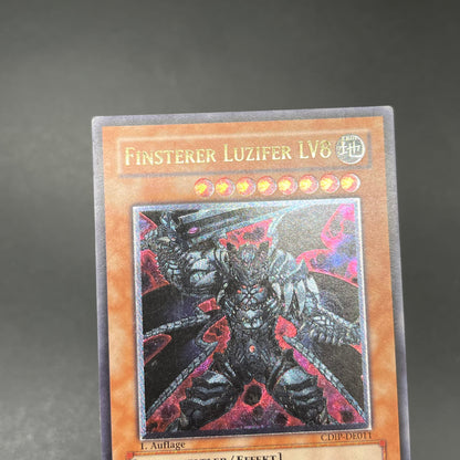 遊戯王　漆黒の魔王 ＬＶ８/レリーフ/ドイツ語/1st/EU