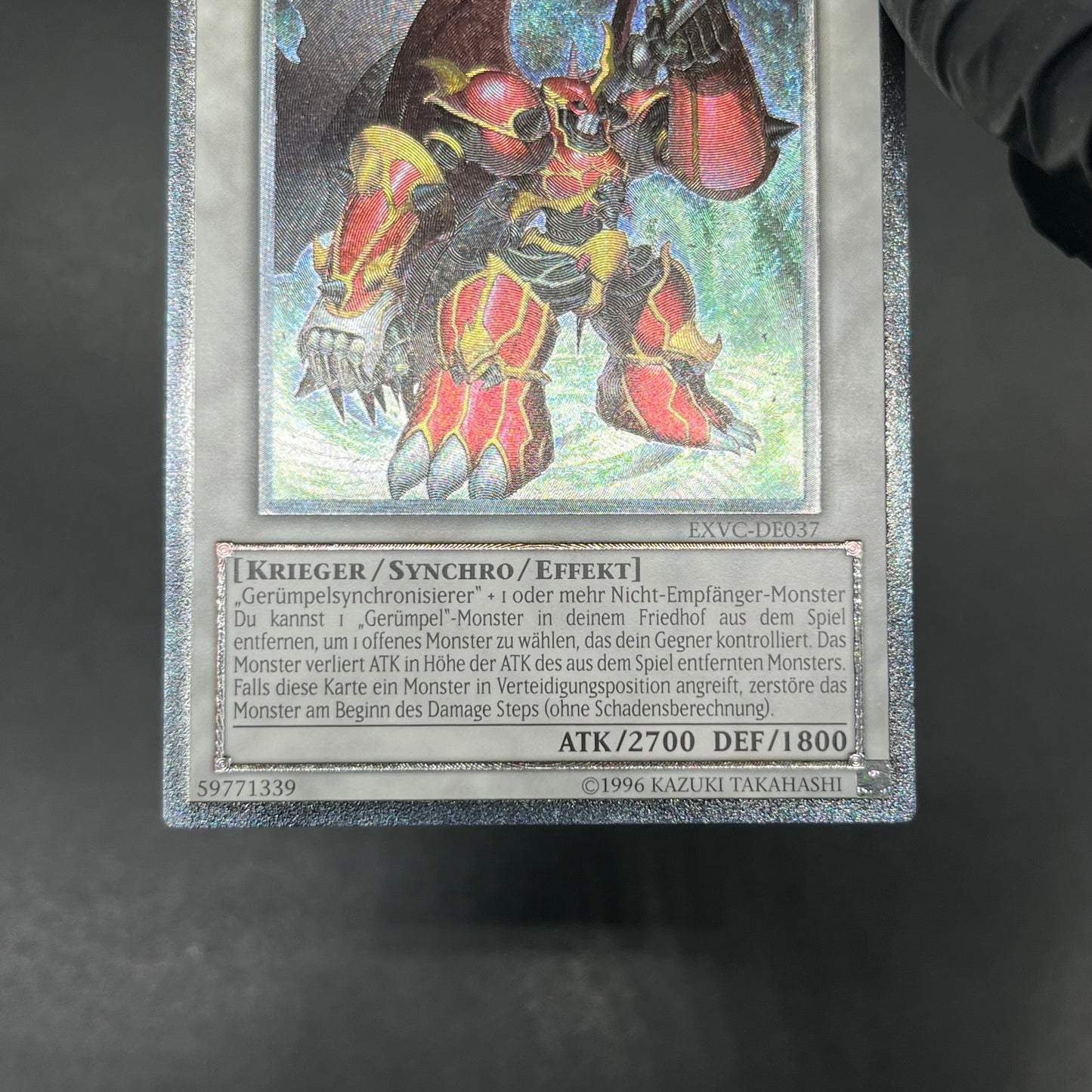 遊戯王　ジャンク・バーサーカー/レリーフ/ドイツ語/EU版