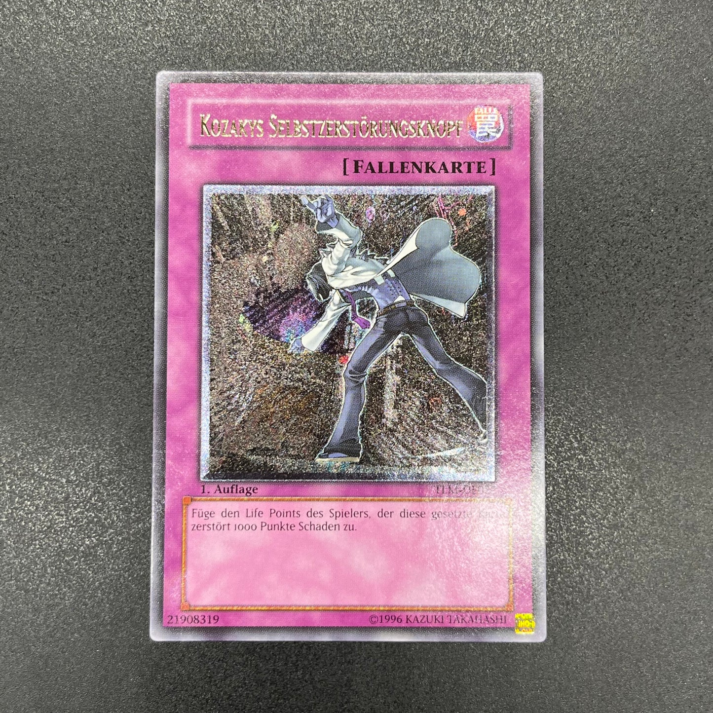 遊戯王　コザッキーの自爆装置/レリーフ/ドイツ語/1st/EU版