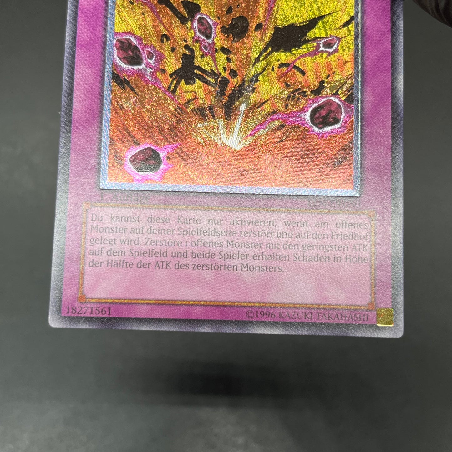 遊戯王　ヘル・ブラスト/レリーフ/ドイツ語/1st/EU版