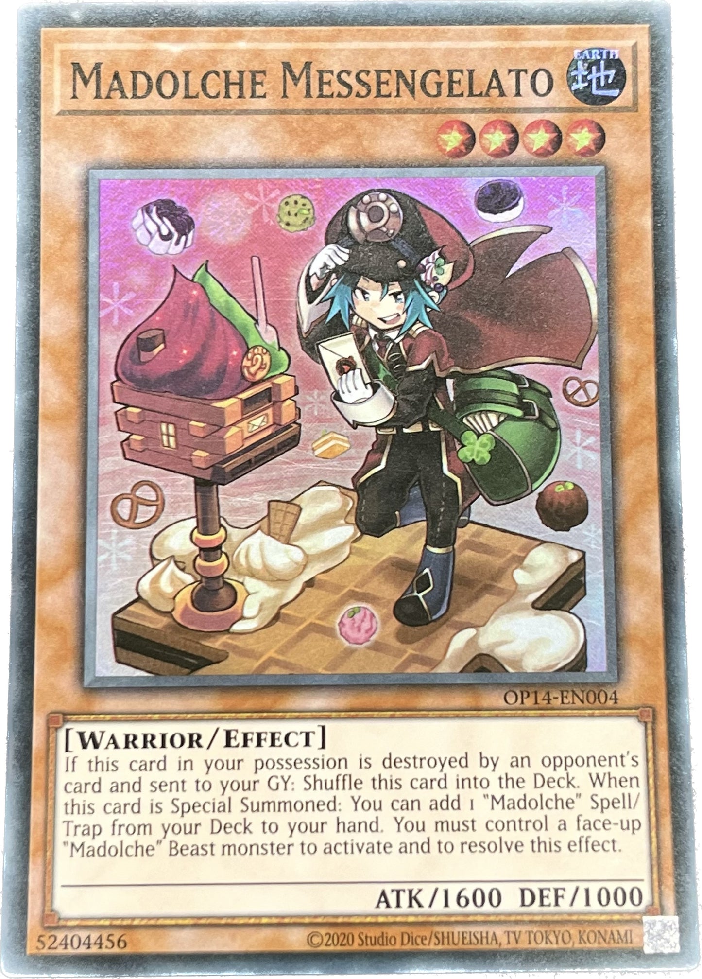 遊戯王 マドルチェ・メッセンジェラート/スーパー/英語/1st