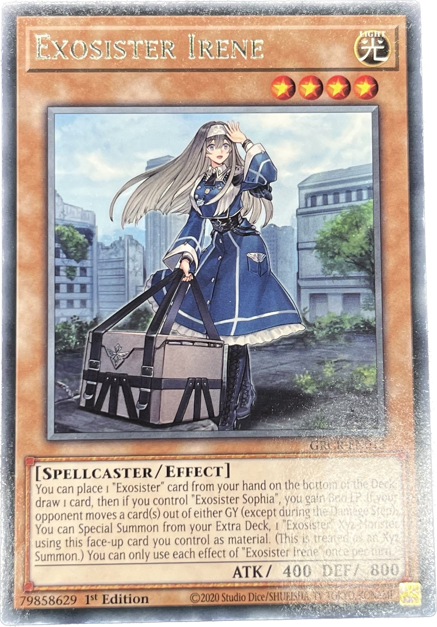 遊戯王　エクソシスター・イレーヌ/レア/英語/1st