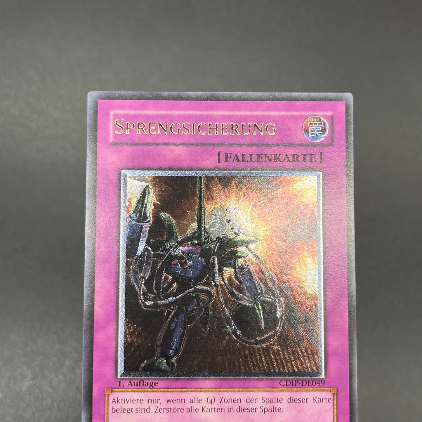 遊戯王　爆導索/レリーフ/ドイツ語/1st/EU版