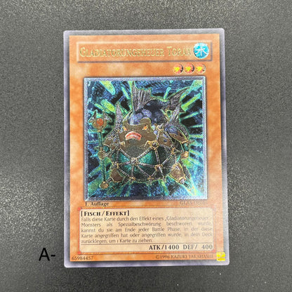 遊戯王　剣闘獣トラケス/レリーフ/ドイツ語/1st/EU版