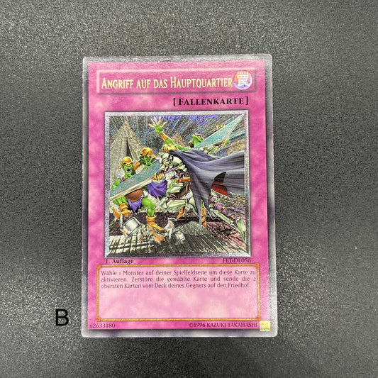 遊戯王　本陣強襲/レリーフ/ドイツ語/1st