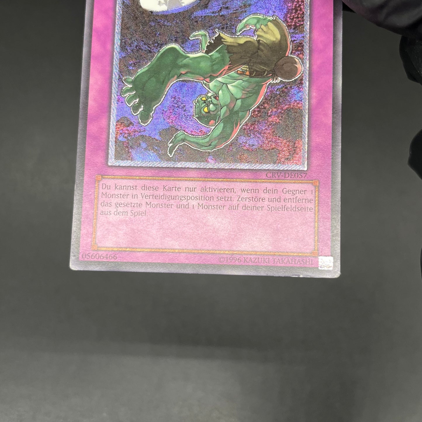 遊戯王　異次元の落とし穴/レリーフ/ドイツ語/EU版