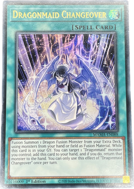 遊戯王 ドラゴンメイドのお召し替え/ウルトラ/英語/1st