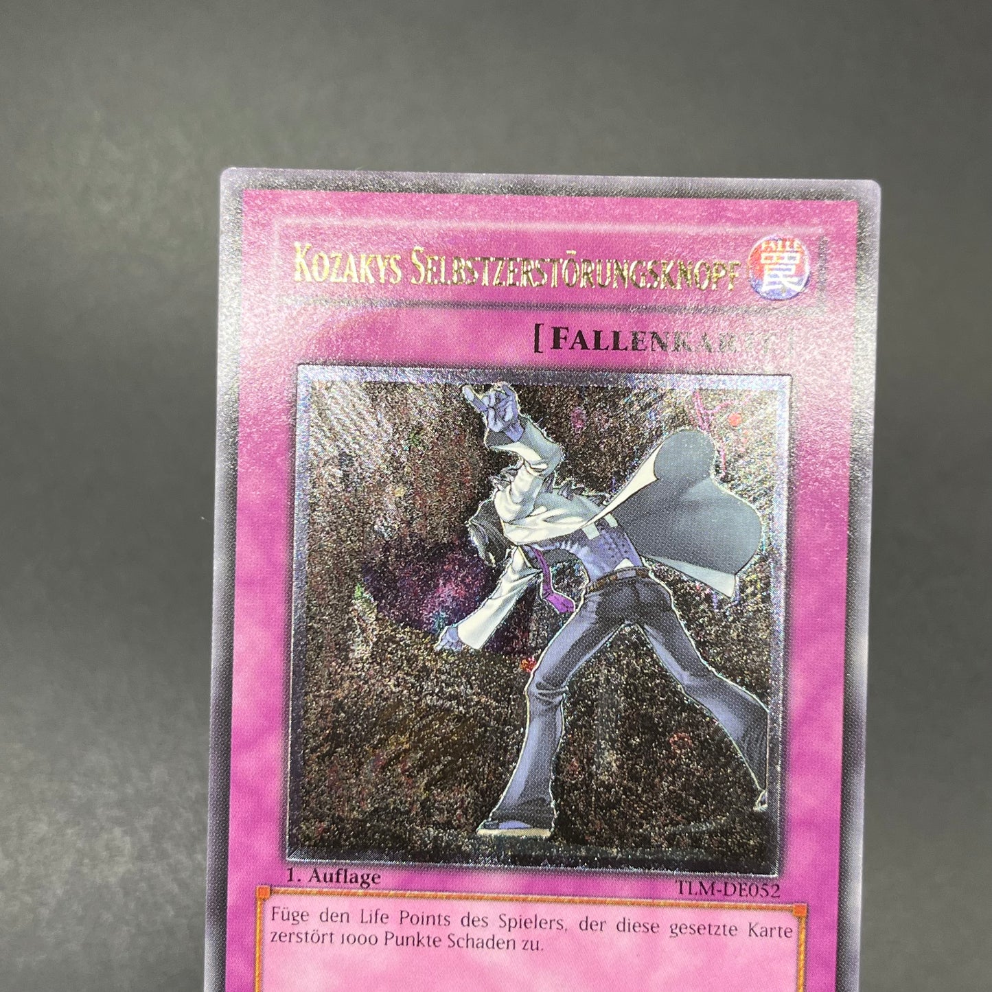 遊戯王　コザッキーの自爆装置/レリーフ/ドイツ語/1st/EU版