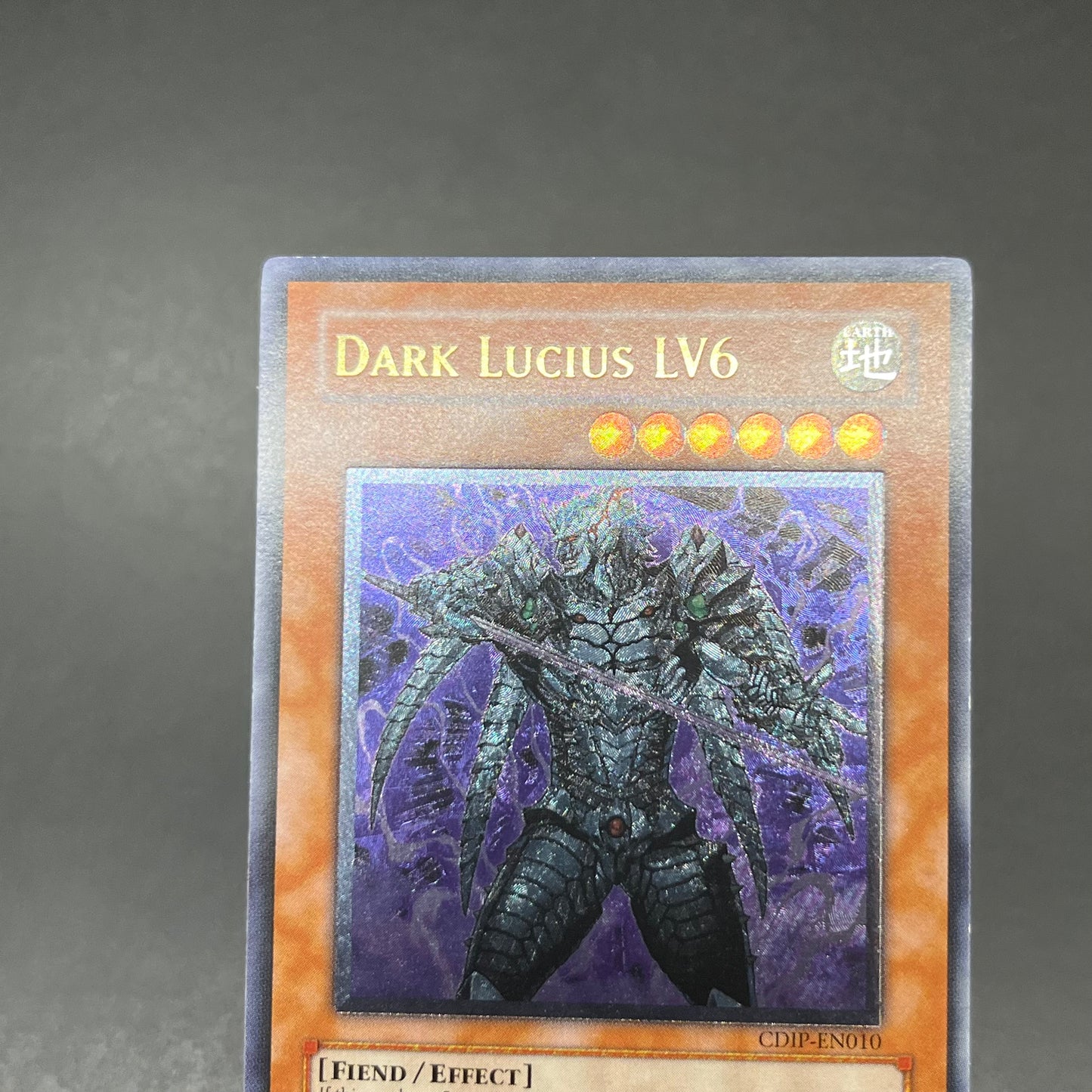 遊戯王　漆黒の魔王 ＬＶ６/レリーフ/英語/北米版