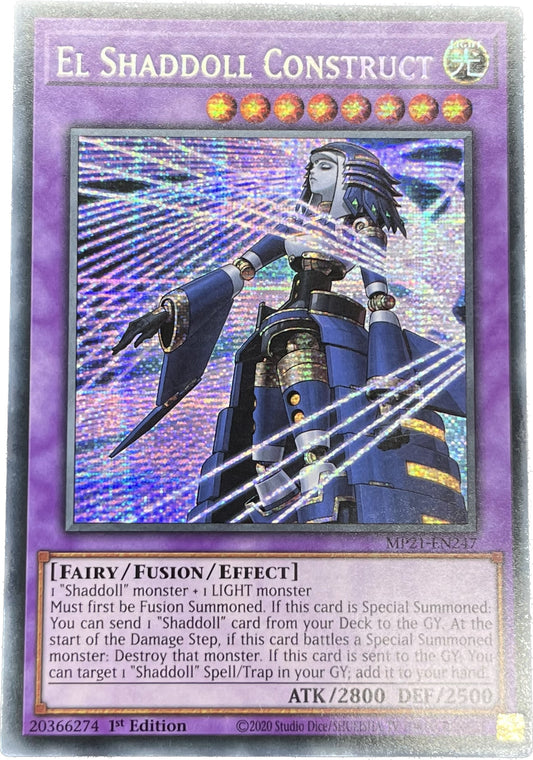 遊戯王　エルシャドール・ネフィリム/シークレット/英語/1st