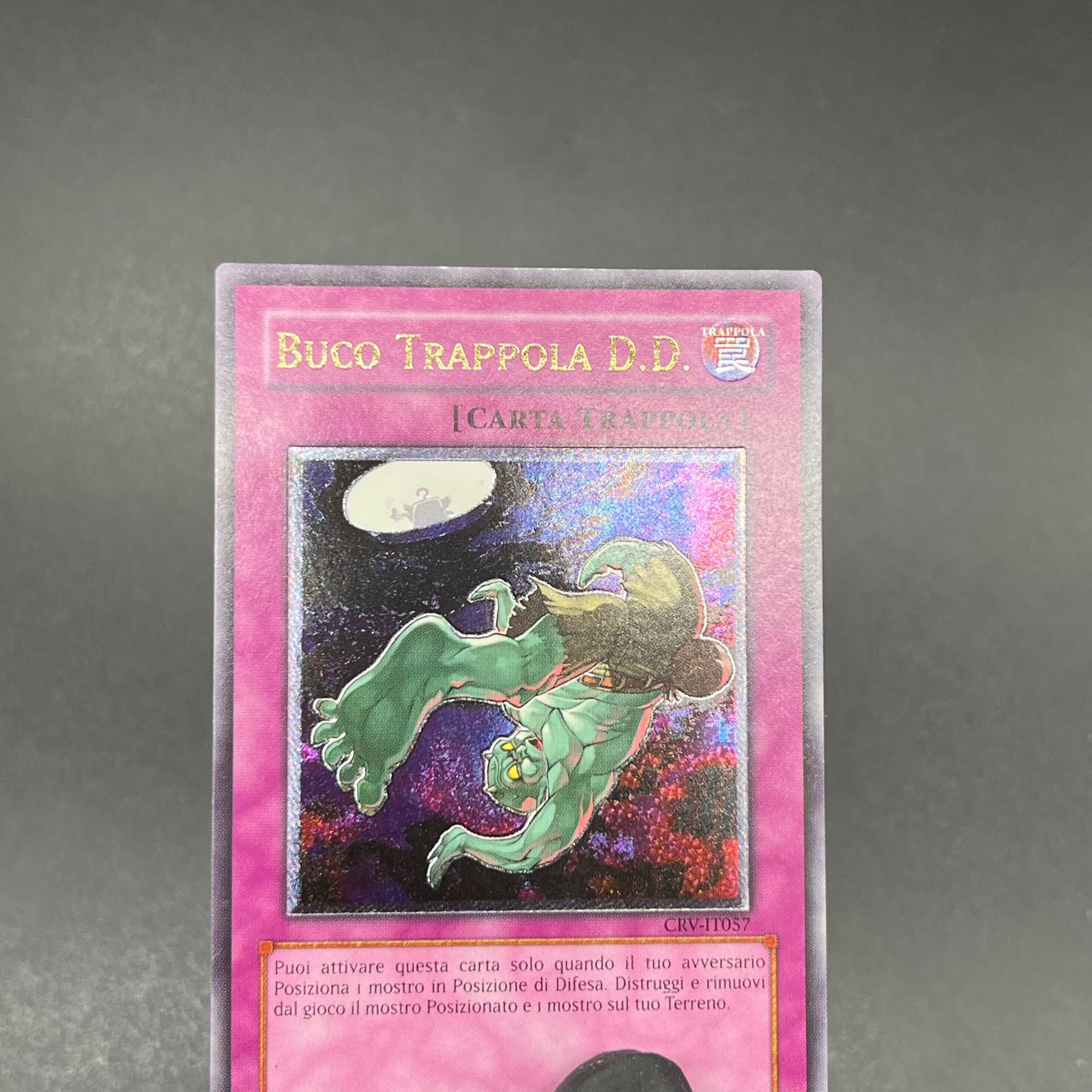 遊戯王　異次元の落とし穴/レリーフ/イタリア/EU版