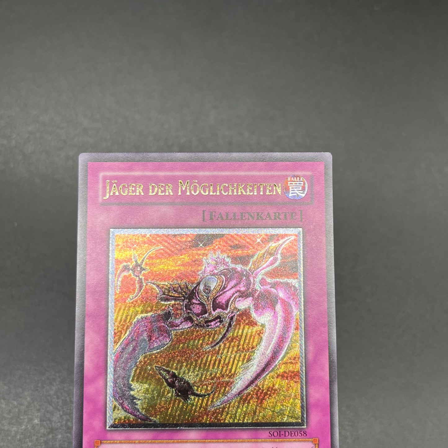 遊戯王　オプションハンター/レリーフ/ドイツ語/EU版