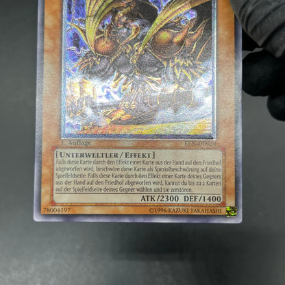 遊戯王　暗黒界の武神 ゴルド/レリーフ/ドイツ語/1st/EU版