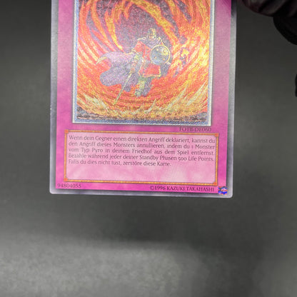 遊戯王　ファイヤー・ウォール/レリーフ/ドイツ語/EU版