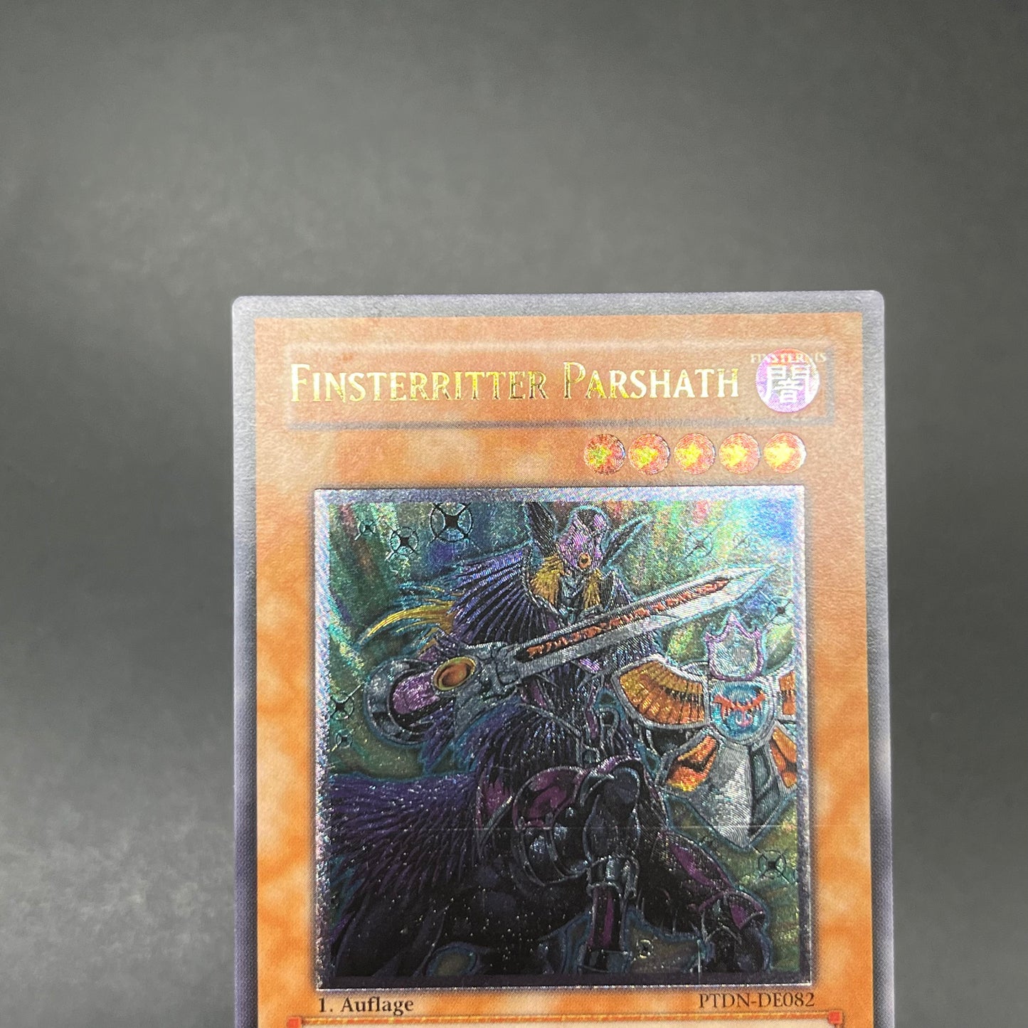 遊戯王　ダーク・パーシアス/レリーフ/ドイツ語/1st/EU版