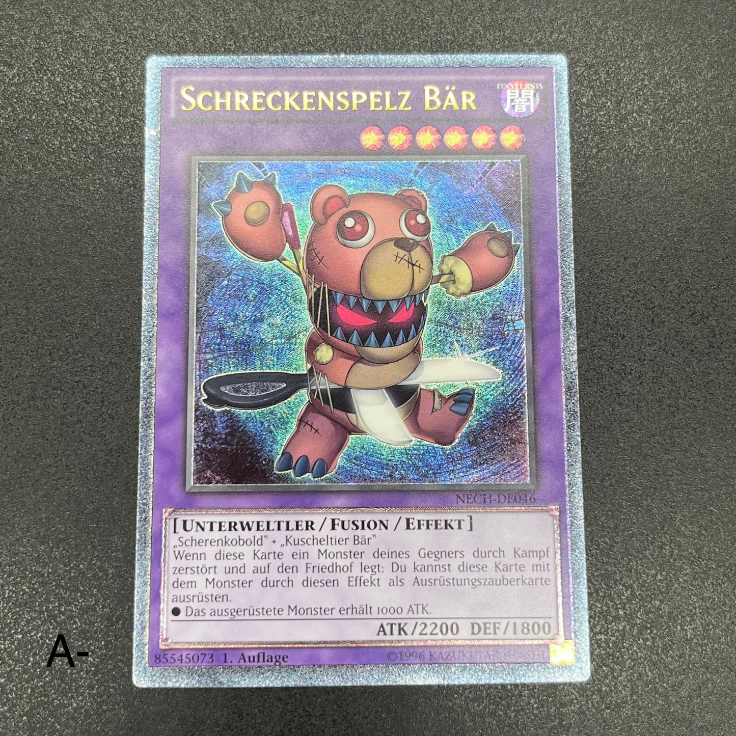 遊戯王　デストーイ・シザー・ベアー/レリーフ/ドイツ語/1st/EU版