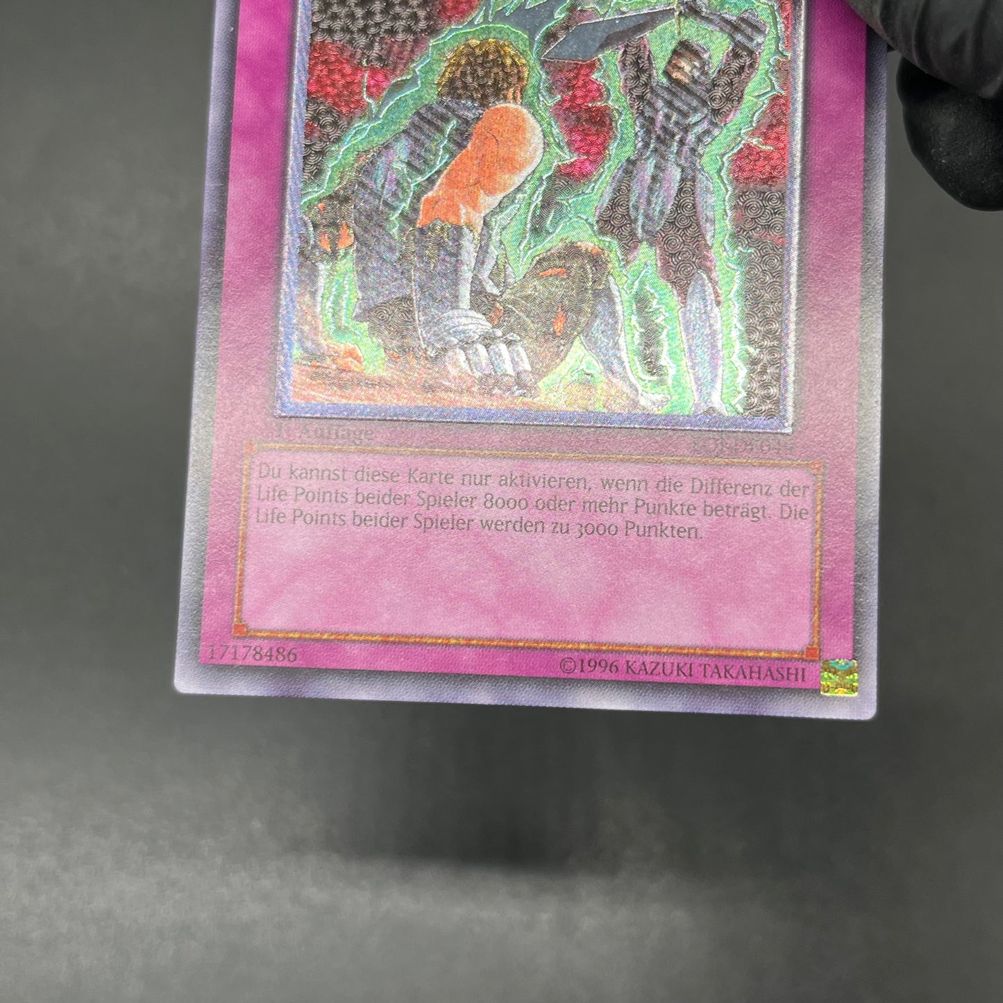 遊戯王　ライフチェンジャー/レリーフ/ドイツ語/1st/EU版