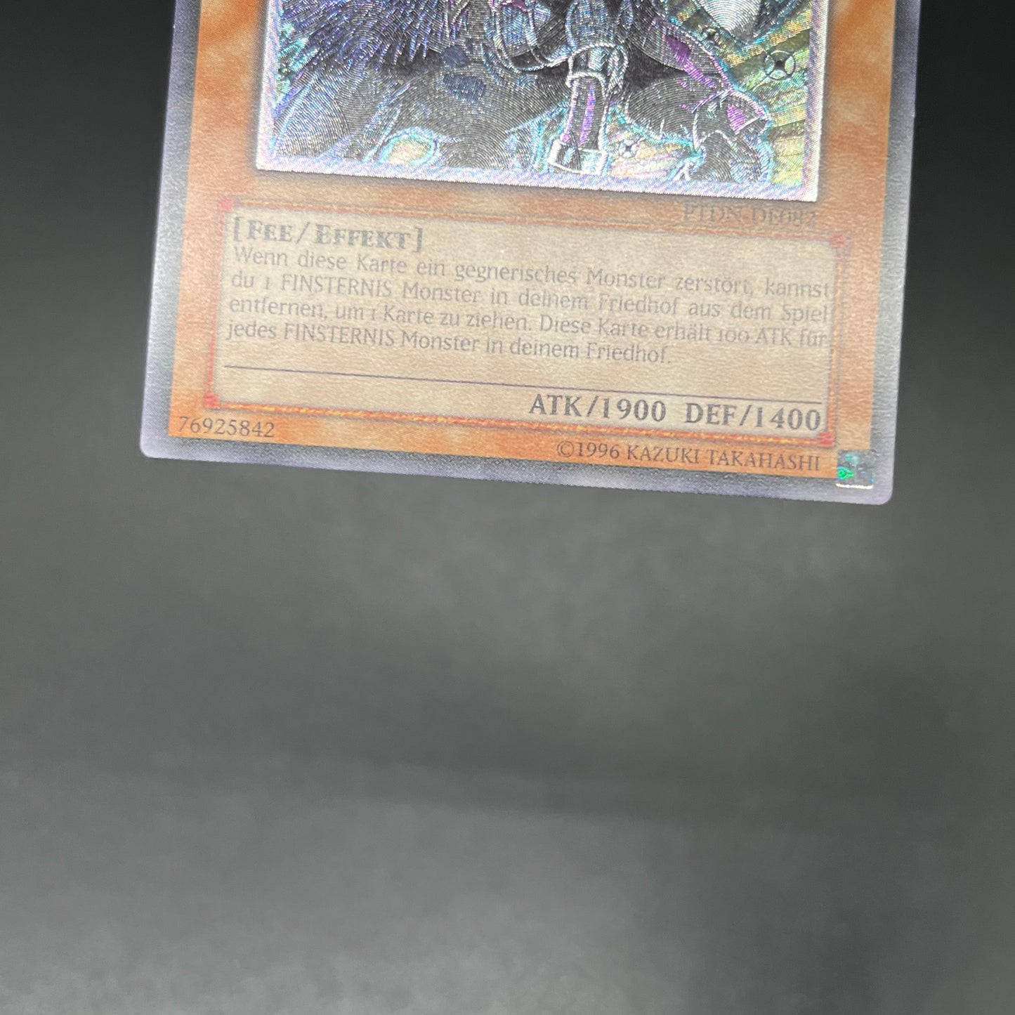 遊戯王　ダーク・パーシアス/レリーフ/ドイツ/EU版