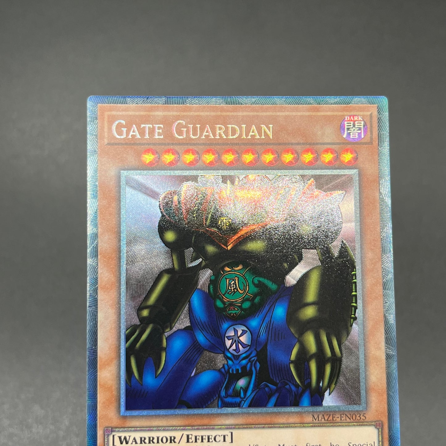 遊戯王　ゲート・ガーディアン/コレクターズレア/英語/1st/EU版