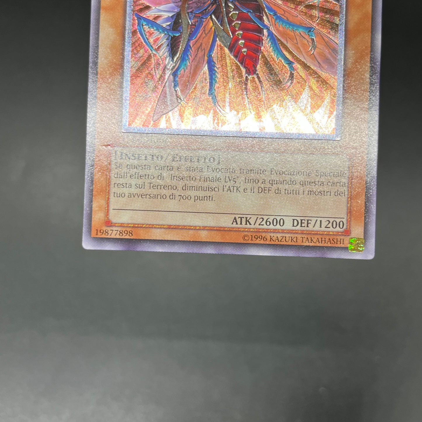 遊戯王　アルティメット・インセクトＬＶ７/レリーフ/イタリア/1st/EU版