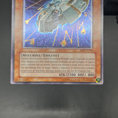 遊戯王　巨大戦艦カバード・コア/レリーフ/イタリア語/EU版