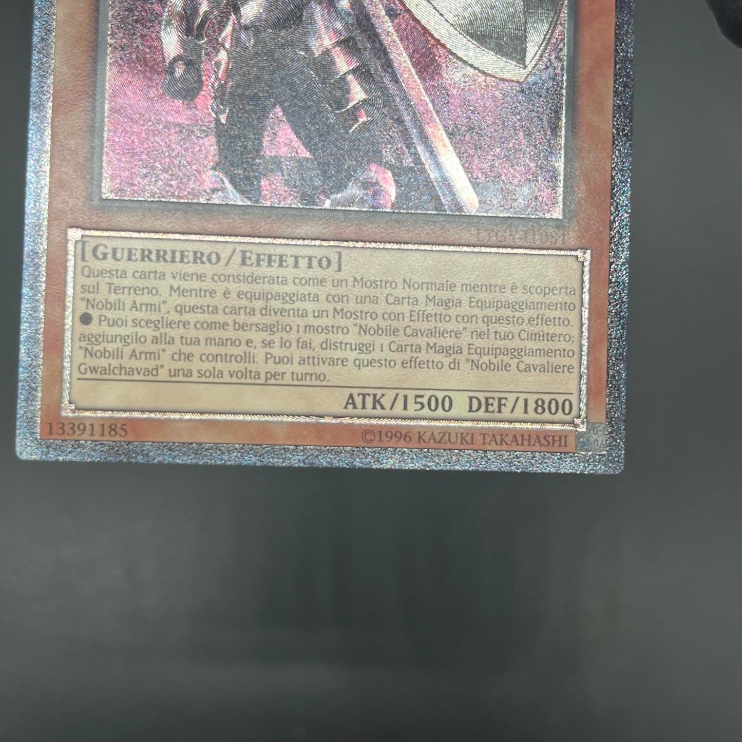 遊戯王　聖騎士ガラハド/レリーフ/イタリア語/EU版