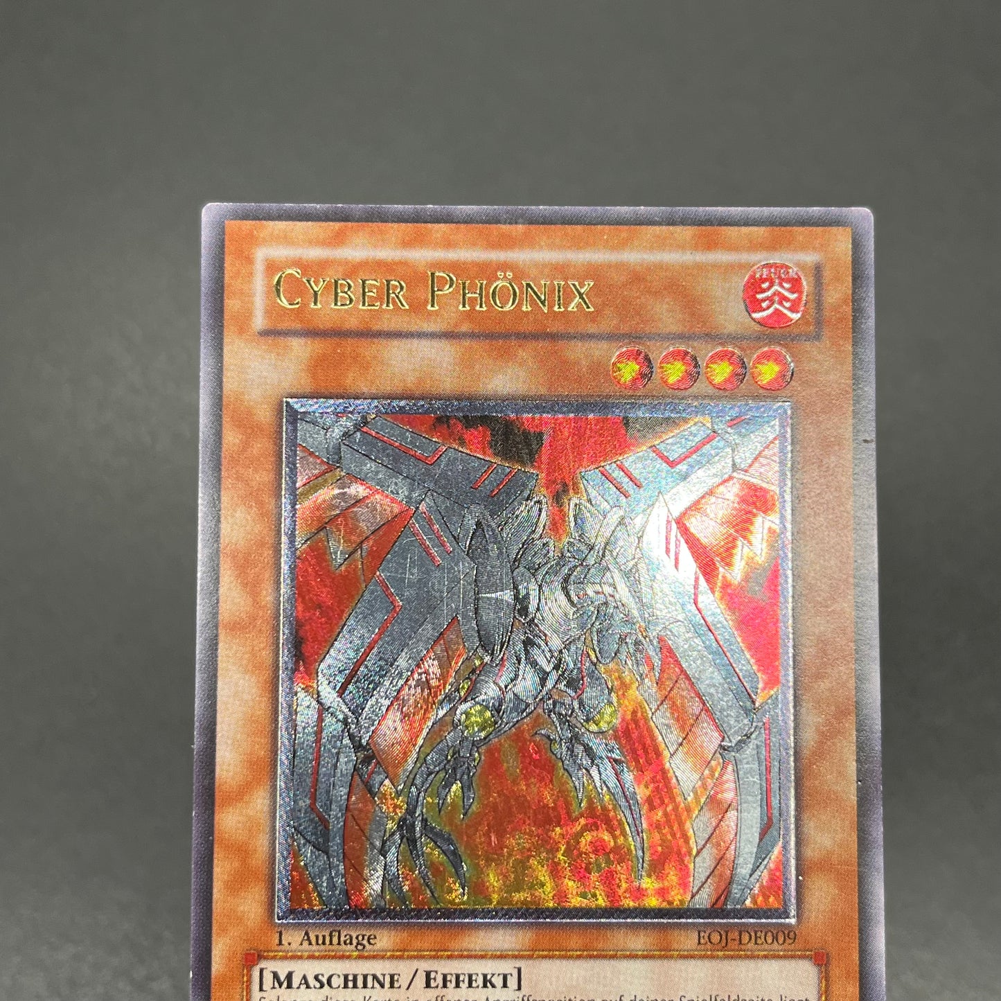 遊戯王　サイバー・フェニックス/レリーフ/ドイツ語/1st/EU版