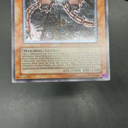 遊戯王　巨大戦艦テトラン/レリーフ/ドイツ語/EU版