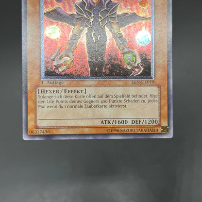 遊戯王　連弾の魔術師/レリーフ/ドイツ語/1st/EU版