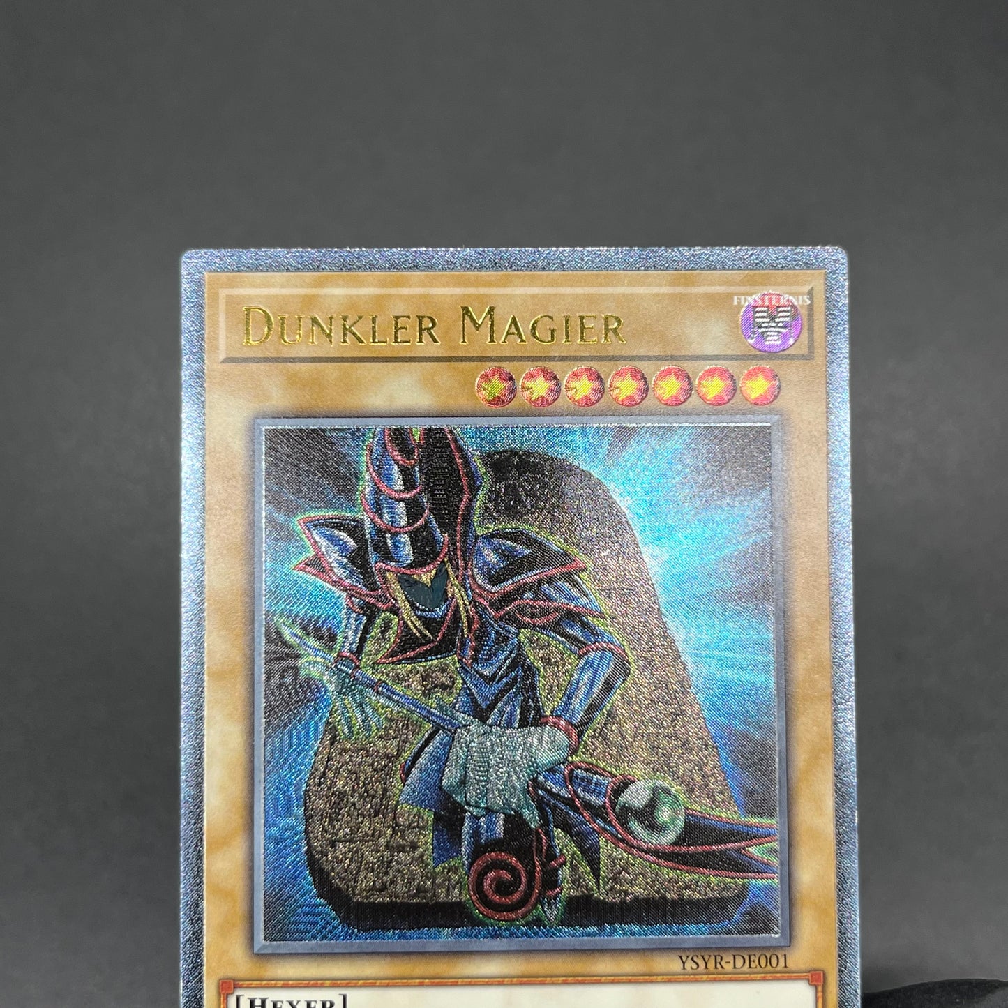 遊戯王　ブラック・マジシャン/レリーフ/ドイツ語/EU版